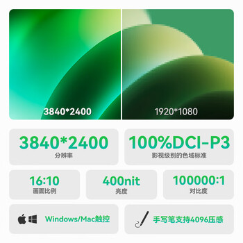 EHOMEWEI16英寸OLED便携式显示器 笔触触控电脑笔记本switch手机Ps5外接扩展副屏RO5 Pro EHOMEWEI16英寸OLED便携式显示器 笔触触控电脑笔记本switch手机Ps5外接扩展副屏RO5 Pro