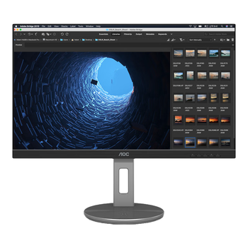 AOC 31.5英寸 4K高清 IPS HDR Type-C接口90W TUV爱眼认证 双向旋转升降 出厂校准 电脑显示器 U32N3C