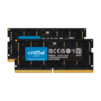 Crucial英睿达 64GB（32GB×2）套装 DDR5 4800频率 笔记本内存条 美光（原镁光）原厂颗粒 AI电脑配件