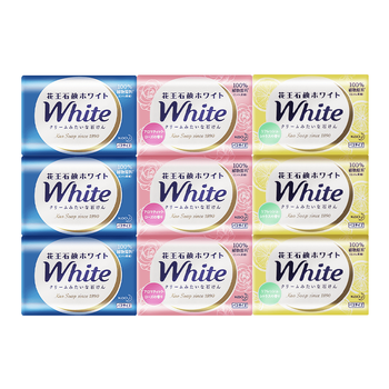 花王（KAO）进口香皂130g*9块 洗澡洗脸肥皂洁面沐浴皂持久留香