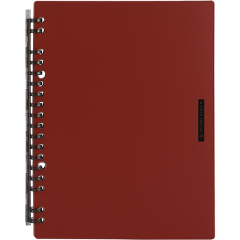 国誉(KOKUYO)一米新纯超薄便携B5活页本24孔办公笔记本子活页纸可替换 20张 红色 WSG-RUSP51R