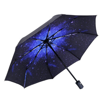 育芝芊新款雨伞自动小清新女生两用晴雨伞防晒太阳伞创意星空伞遮阳伞