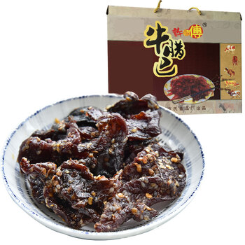 广西柳州特产 小吃香辣牛巴干柳州牛腊巴散装牛干巴腊牛肉牛肉干零食