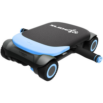 万达康 智能健身器材 蓝牙版健腹轮自动回弹四轮腹肌器男女家用  蓝色