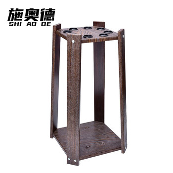 施奥德 台球杆架 8孔柜式台球杆架鱼竿收纳架桌球架杆器立柜挂杆架