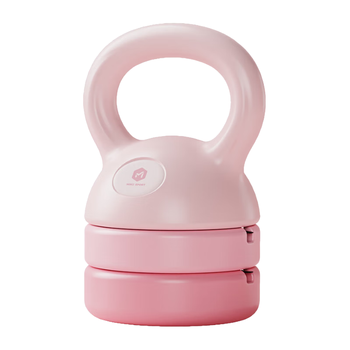 米客 可调节壶铃男女士健身器材提壶哑铃深蹲器材练臀非软体壶铃12磅