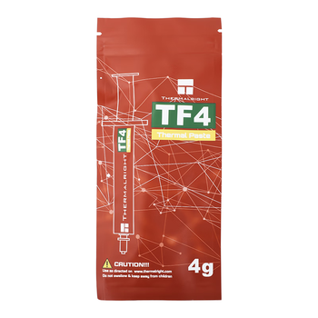 利民（thermalright）TF4（4g）导热硅脂 (CPU散热膏//导热系数9.5/笔记本硅脂/显卡导热膏）