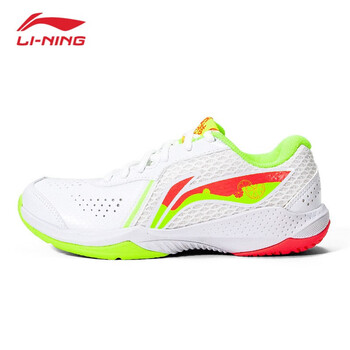 李宁（LI-NING）童鞋羽毛球鞋男女大童雷霆Junior耐磨透气专业运动鞋