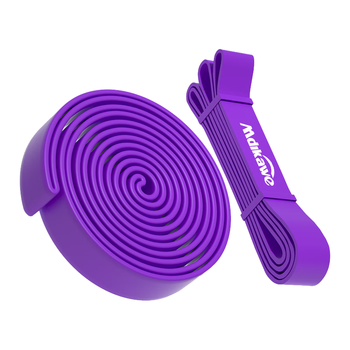 曼迪卡威（Mdikawe）弹力带健身抗阻康复腿部训练男女阻力带拉力带引体向上辅助瑜伽紫