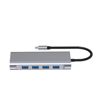 宏碁（acer）扩展坞11合1 USB-C转HDMI转换器适用ipadpro苹果macbook 4K投屏VGA音频网口分线器拓展坞