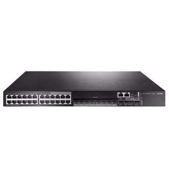华三（H3C）S5500V2-28C-EI 24口千兆电+4万兆光+1扩展槽三层网管企业级网络核心交换机 自带单电源+双风扇