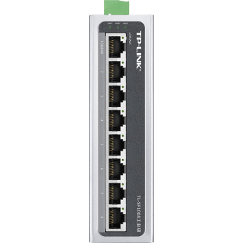 普联（TP-LINK）8口百兆工业级企业级以太网交换机 TL-SF1008工业级  1台 企业/监控网络分流器集线器tp交换器 