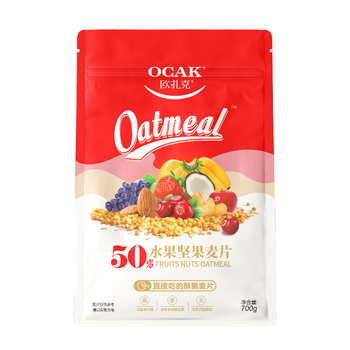 欧扎克 麦片营养早餐 50%水果坚果燕麦片700g 即食方便代餐可搭配牛奶