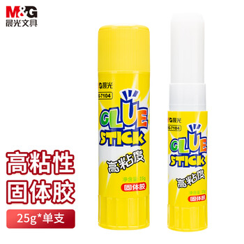 晨光（M&G）(M&G)文具25g高粘度固体胶PVP 学生手工固体胶 快干耐用胶棒 开学必备学习办公用品 单支装 MG7104