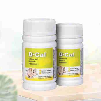 迪巧（D-CAL）儿童钙片 美国进口 3-9岁 儿童咀嚼钙片 水果口味 维生素D儿童补钙 30粒/瓶*2