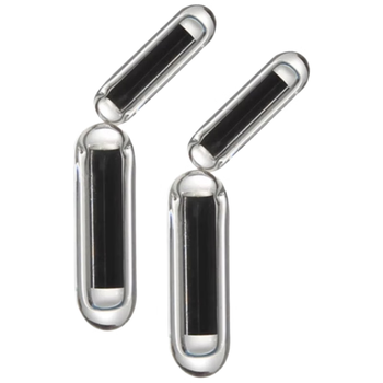 化科 玻璃转子磁力搅拌实验室混匀5倍强磁高硼硅耐高温400度耐酸碱磁子 8*25mm/个