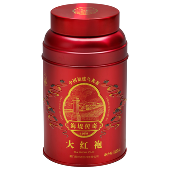 海堤（SEA DYKE）中茶乌龙茶传奇系列武夷岩茶大红袍特级125g中足火罐装口粮茶叶
