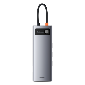 倍思拓展坞Type-C扩展坞充电器USB3.0千兆网口分线转换器4K高清双读卡通用雷电苹果华为联想笔记本车载