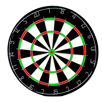 新动力18寸标准比赛团建进口肯尼亚麻加厚铝制包边圆网飞镖盘年会XD0129