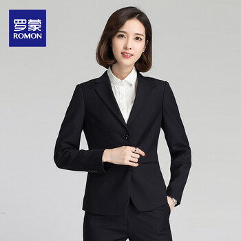 罗蒙西服套装女士职业装韩版修身单西正装商务ol女式面试工作通勤西装