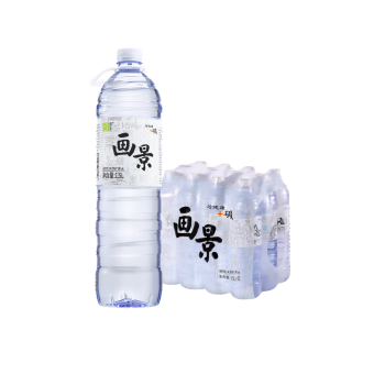 画景（VA KIN） 弱碱性天然矿泉水1.5L*12瓶饮用水PH值8.3±0.3整箱装大小分子