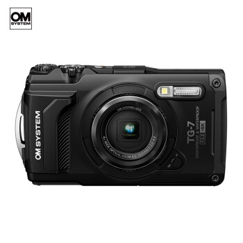 奥之心TG-7 数码相机 多功能运动相机 tg6照相机 卡片机 微距潜水 户外旅游 4K视频 黑色