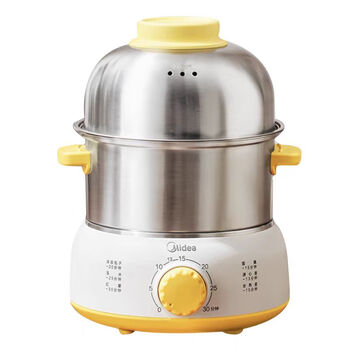 美的（Midea）煮蛋蒸蛋器家用多功能双层自动断电早餐神器