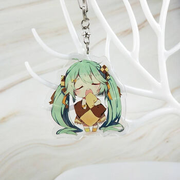 洛天依手办亚克力挂件初音未来洛天依钥匙扣周边二次元动漫卡通可定制