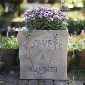 花箱长方形花园大号水泥户外欧式创意露台布置装饰大号手提袋花盆大