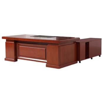 花都家美家具 L型班台办公桌老板书桌子转角办公电脑桌椅写字台2米