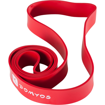迪卡侬弹力带瑜伽器材健身带红色(新老款批次logo不同)2531588