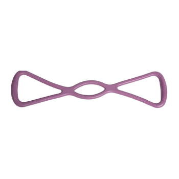 李宁8字拉力器拉力绳开背八字弹力带拉伸带练背力量训练女家用紫色