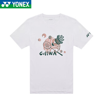 YONEX尤尼克斯羽毛球服夏季速干短袖YOBC3202男女同款白色O