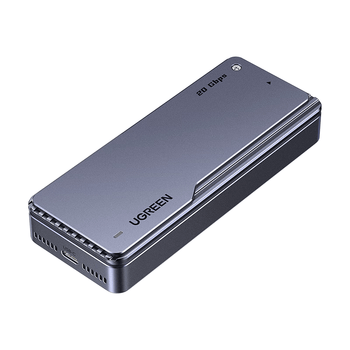 绿联 M.2 NVMe/SATA固态硬盘盒20Gbps 兼容雷电3/4适用苹果17笔记本台式机手机外接SSD移动硬盘壳