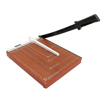 天章办公(TANGO)木质切纸刀A4裁纸机切纸机带标尺钢质防滑省力A4 B5 A5 B6 B7通用尺寸:300mm*250mm