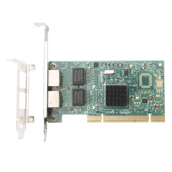 魔羯（MOGE）PCI千兆网卡双口Intel82546芯片有线网卡台式机内置卡PCI服务器2口网卡 MC1810