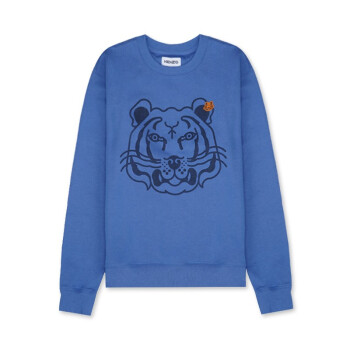 kenzo 男士简约圆领卫衣 fb65sw0054mo 蓝色fb65sw0054mo.72 m