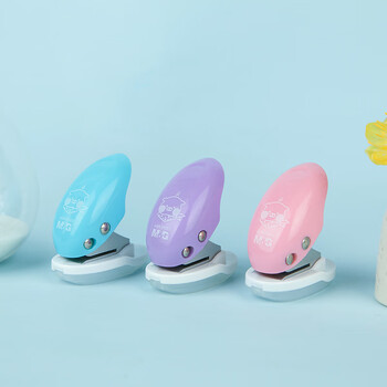 晨光（M&G）单孔打孔机孔径6mm装订活页本圆环孔打洞神器手账DIY颜色随机ABS916E2 1个