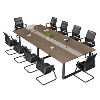 森菲亚办公室会议桌洽谈桌简约现代员工培训桌长条桌1.8*0.8米单桌
