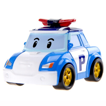 北国e家玩具变形警车珀利poli动漫周边汽车机器人玩具小汽车合金车