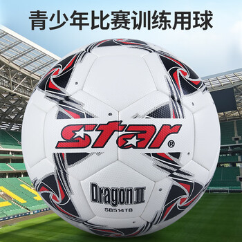世达（star）足球4号成人比赛标准用球青少年训练四号足球SB514TB
