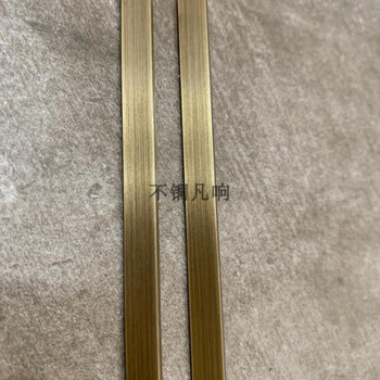 实木线条电视背景墙装饰边框 仿古铜条u型古铜色背景墙t型封边木饰面