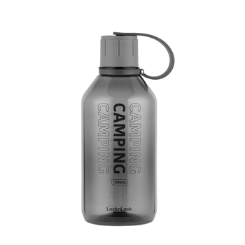 乐扣乐扣（LOCK&LOCK）户外运动水杯Tritan男女学生塑料杯子1L灰色ABF690GRY