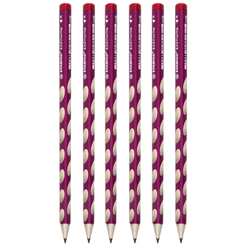 思笔乐（STABILO）【热门商品】洞洞铅笔 小学生文具 HB铅笔 儿童矫姿练字 考试铅笔 324紫色6支装 儿童铅笔