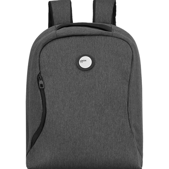 乐上（LEXON）电脑包男背包双肩包14/15英寸防盗包旅行出差潮流书包带侧兜灰色