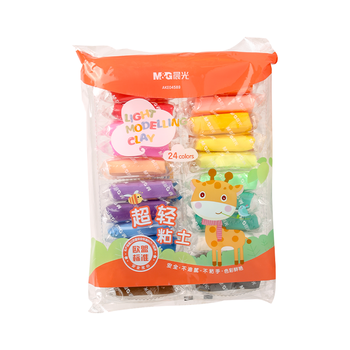 晨光（M&G）小鹿袋装24色4D超轻粘土 儿童超级彩泥橡皮泥黏土幼儿园小学生手工diy玩具生日开学礼物