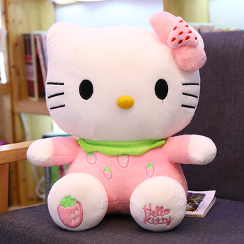 steiff猫hellokitty公仔凯蒂猫咪哈喽kt布娃娃玩偶送女生日礼物毛绒