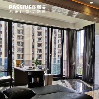帕斯沃75hi极简窄边断桥铝门窗封阳台铝合金隔音落地窗户系统门窗定制
