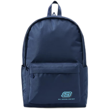 斯凯奇男女款双肩包学生高中生书包红色运动旅行运动背包电脑包L122U183