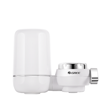 格力净水器水龙头前置过滤器 厨房自来水过滤器净水器家用 超滤除余氯除菌升级款 GLUFM-90-A 一机四芯